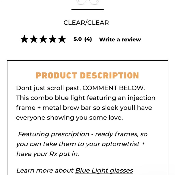 BNWT Comment Below Quay Glasses - Picture 2 of 3